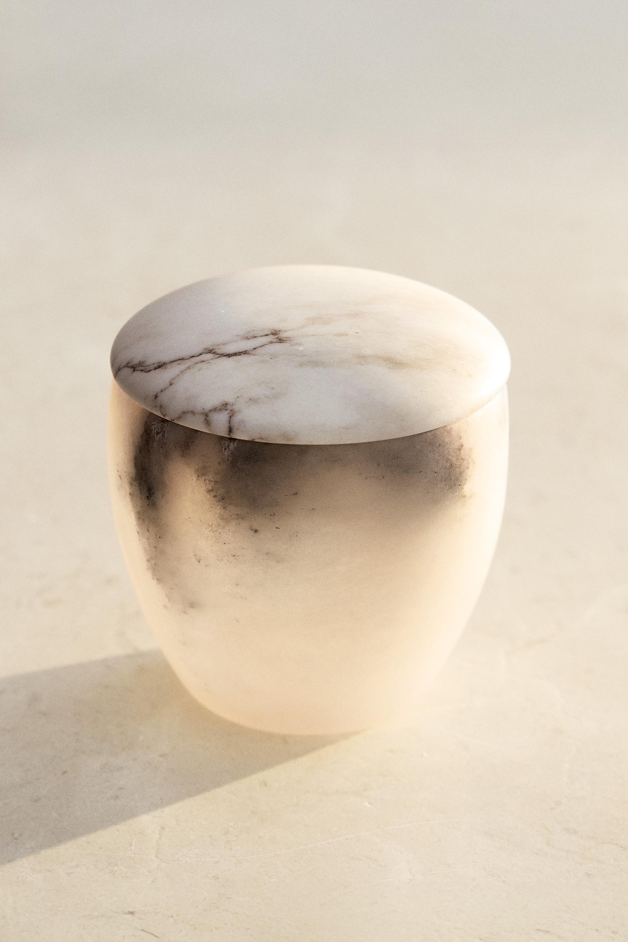 ALABASTER BATHROOM ORGANIZER JAR
